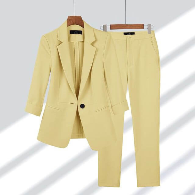 Valenzora | Women's Suit Set Elegant Business Outfit
