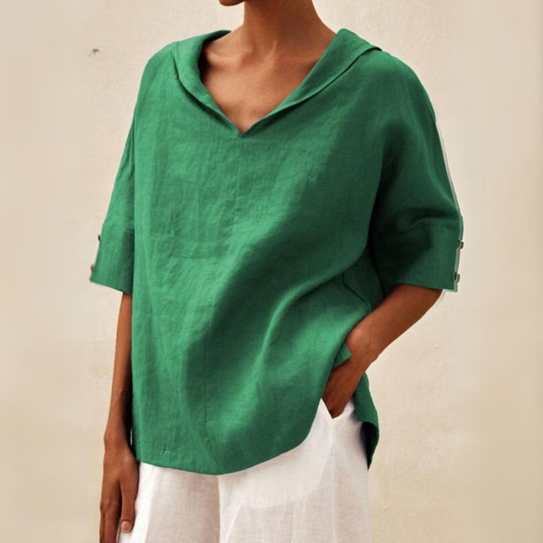Valenzora | Elegantes Leinenhemd für den Sommer