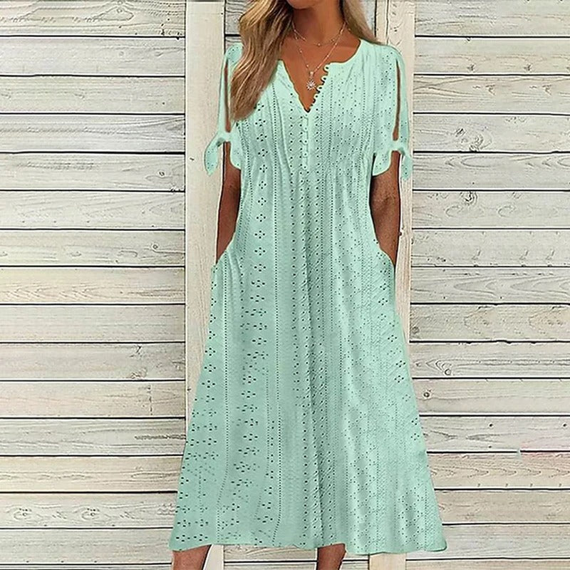 Valenzora | Elegantes Midi-Sommerkleid
