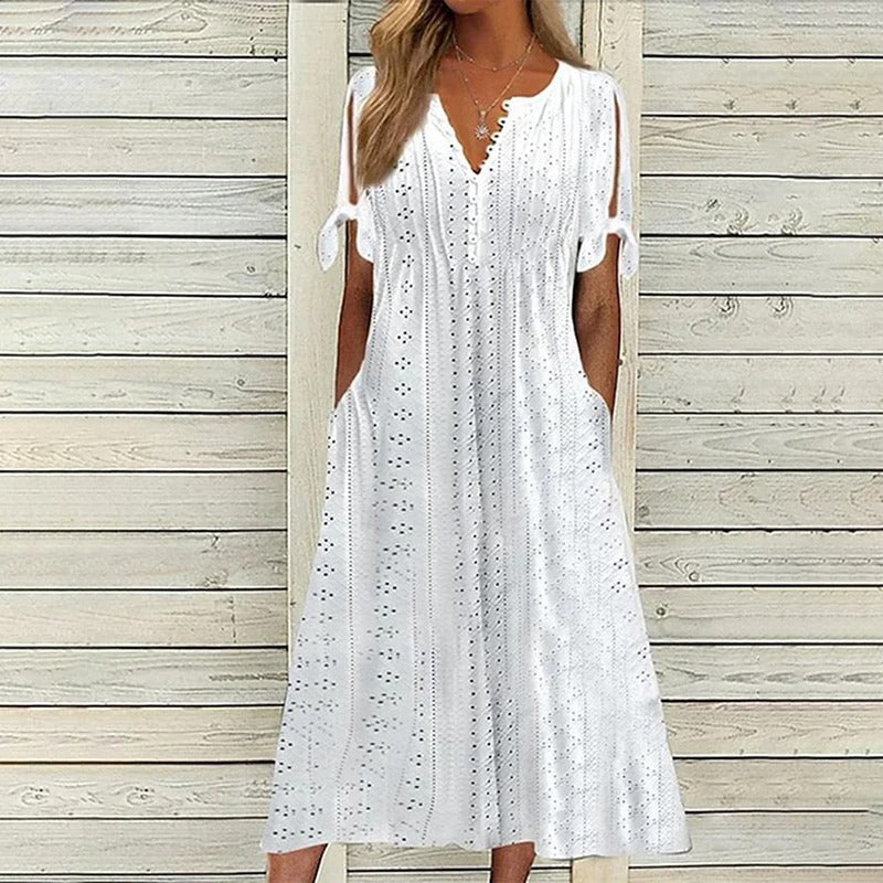 Valenzora | Elegantes Midi-Sommerkleid
