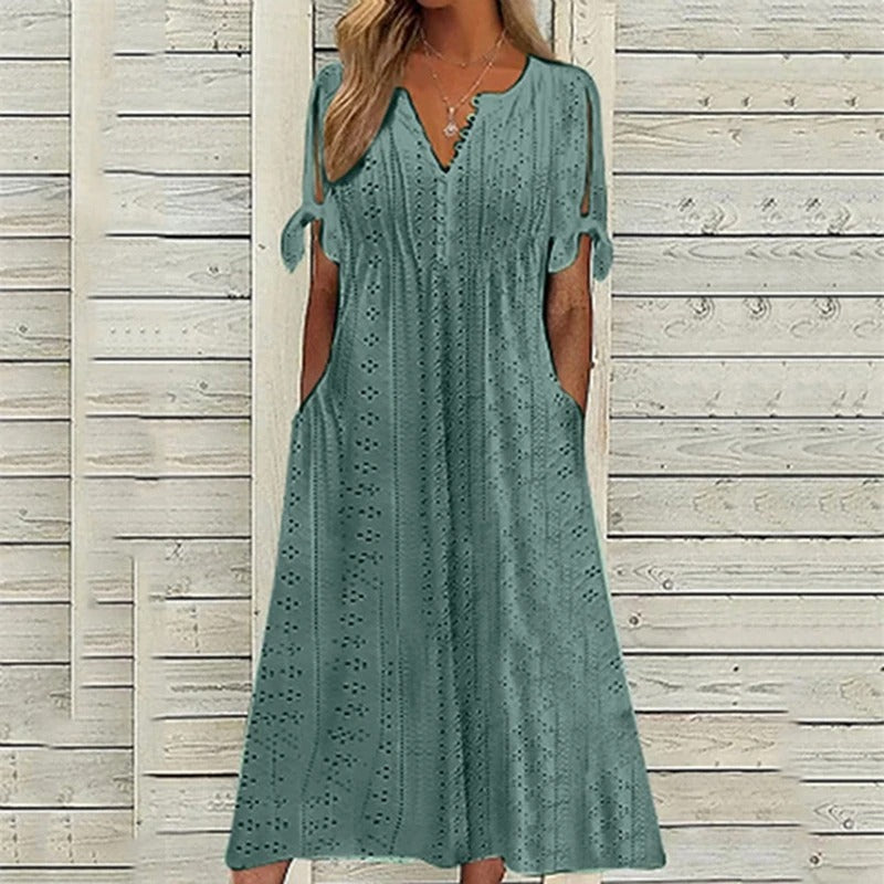 Valenzora | Elegantes Midi-Sommerkleid