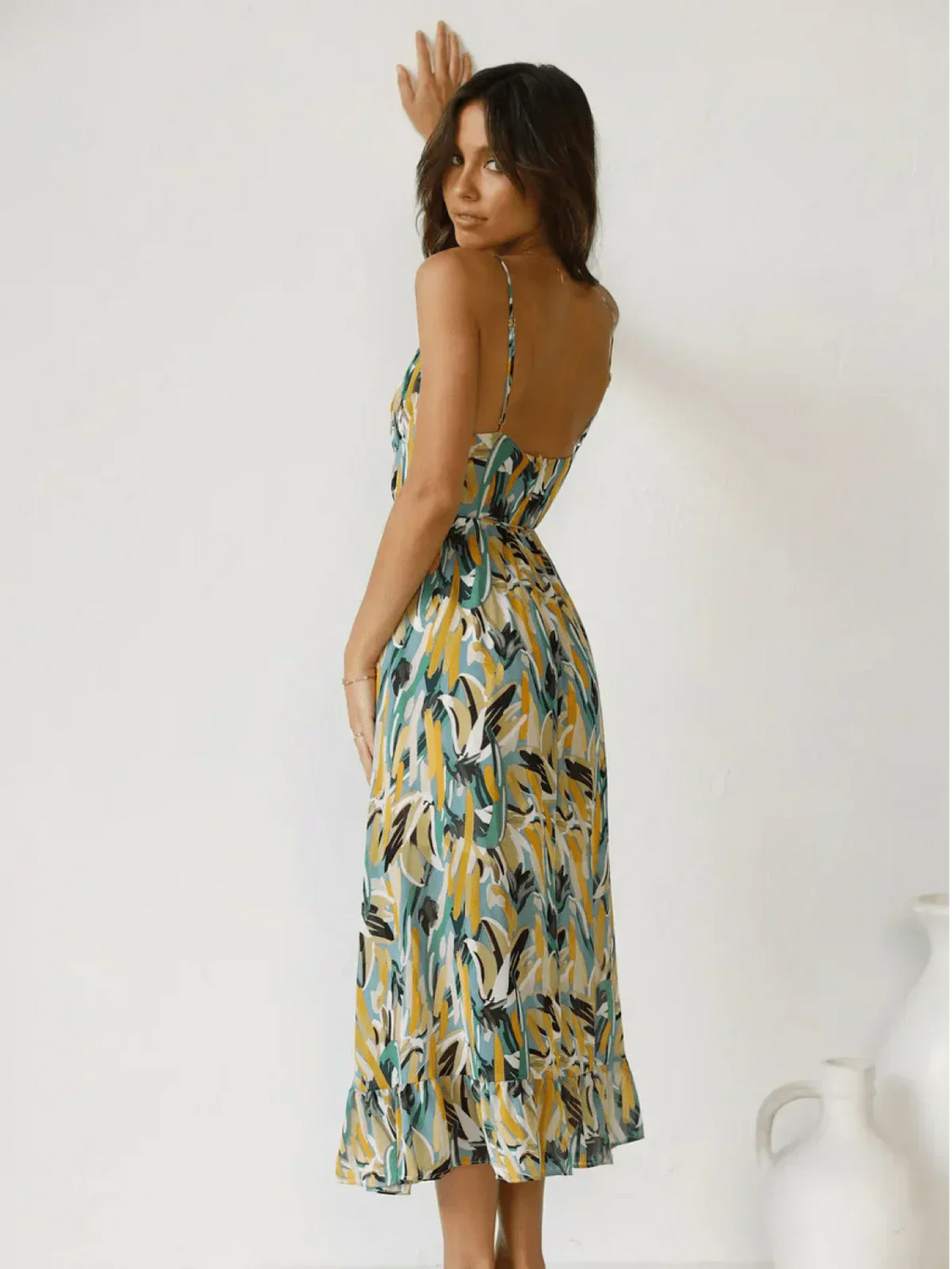 Serena™ - Colorful Midi Dress