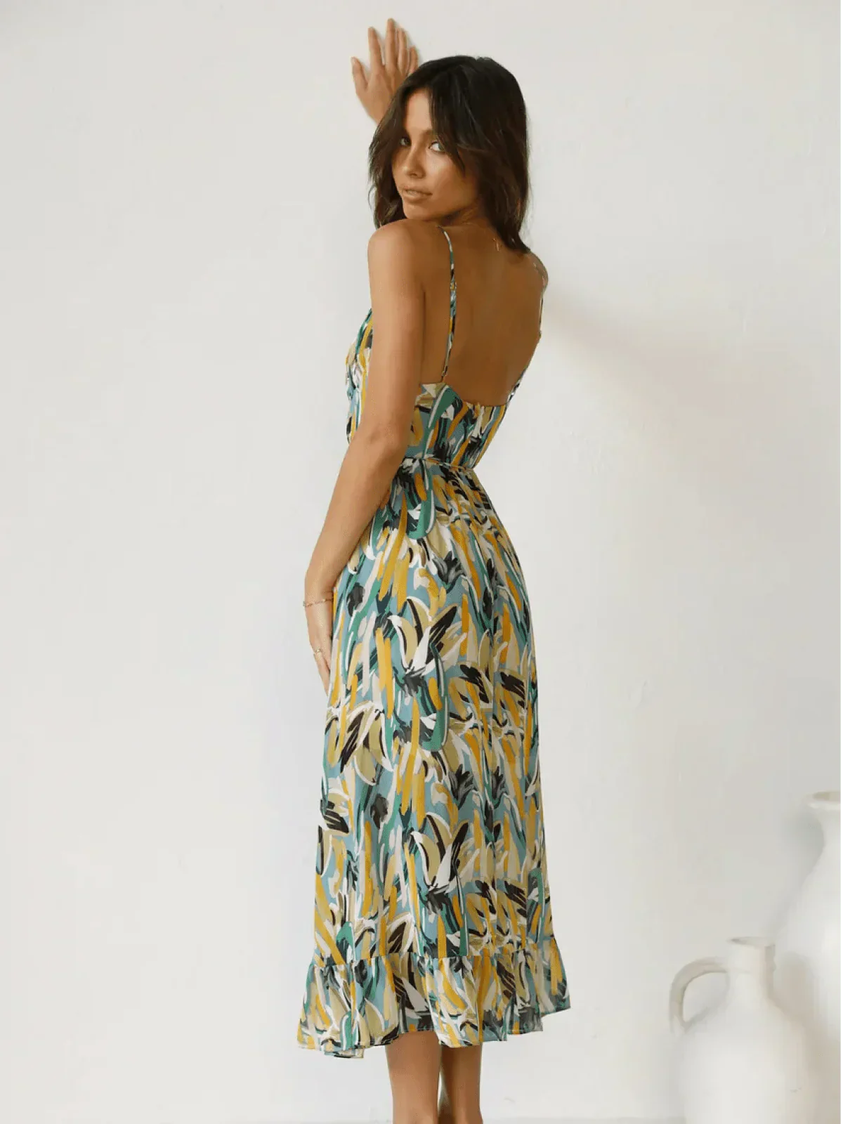 Serena™ - Colorful Midi Dress