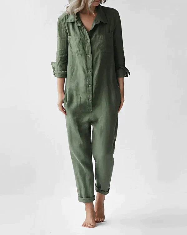 Valenzora | Eleganter grüner Overall