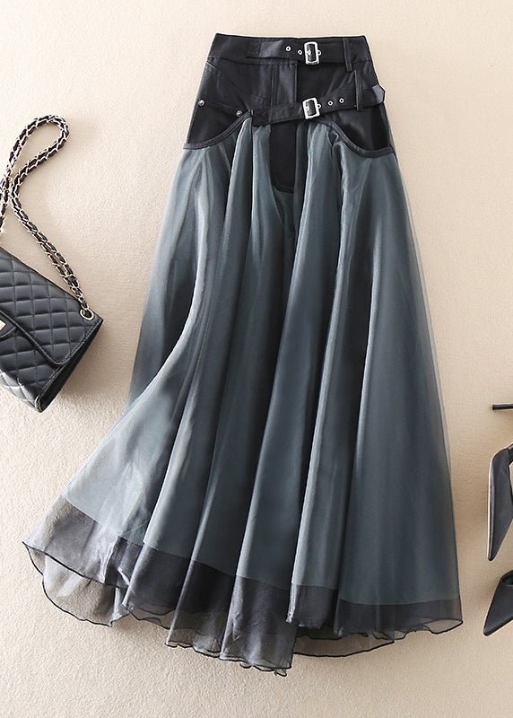 French patchwork tulle skirt