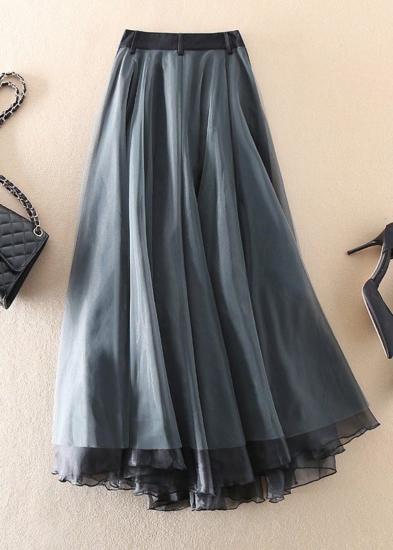 Valenzora | Französischer Patchwork Tüllrock – Eleganter Midirock für Damen
