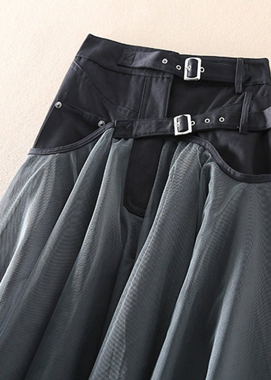 French patchwork tulle skirt