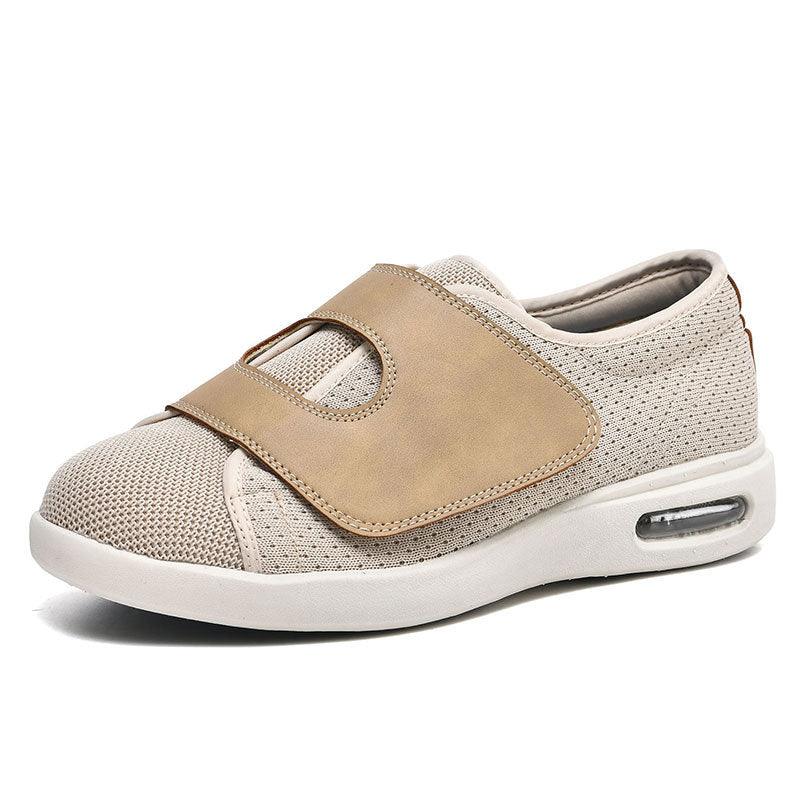 Valenzora | Wide diabetic shoes for swollen feet. Adjustable closure.