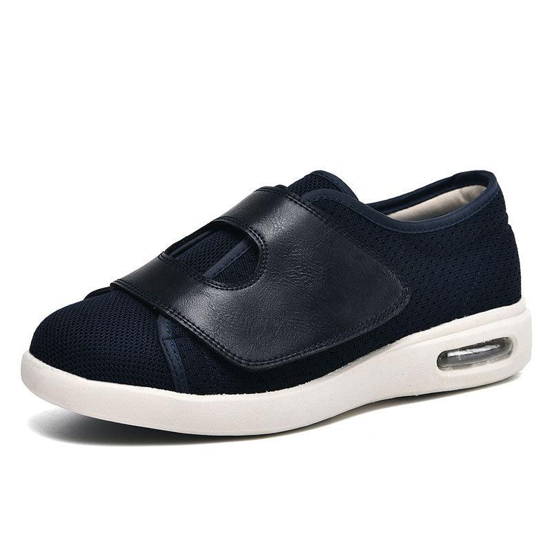 Valenzora | Wide diabetic shoes for swollen feet. Adjustable closure.