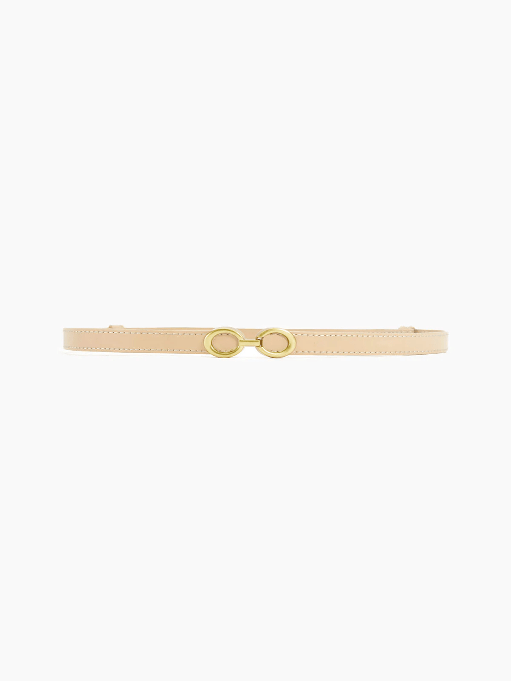 Valenzora | Eleganter Damengürtel, schmaler Ledergürtel mit Ringschnalle