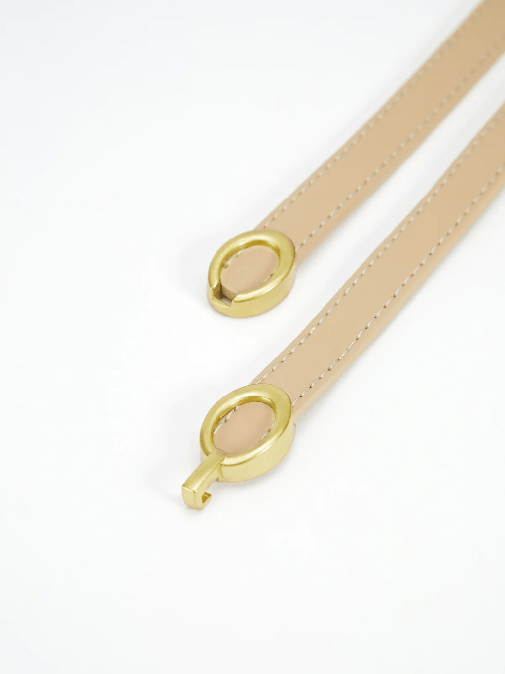 Valenzora | Eleganter Damengürtel, schmaler Ledergürtel mit Ringschnalle