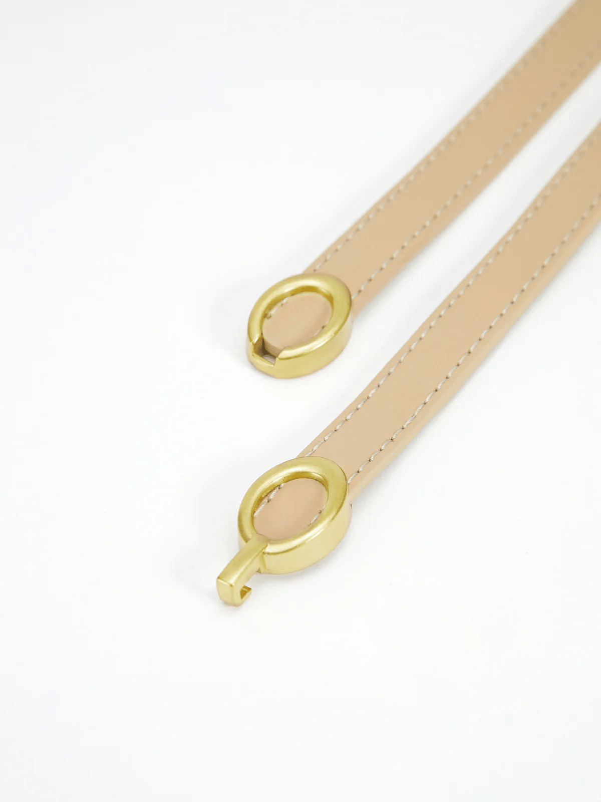 Valenzora | Eleganter Damengürtel, schmaler Ledergürtel mit Ringschnalle