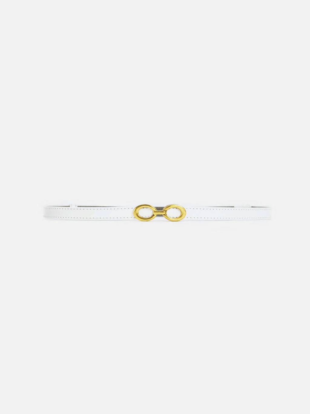 Valenzora | Eleganter Damengürtel, schmaler Ledergürtel mit Ringschnalle