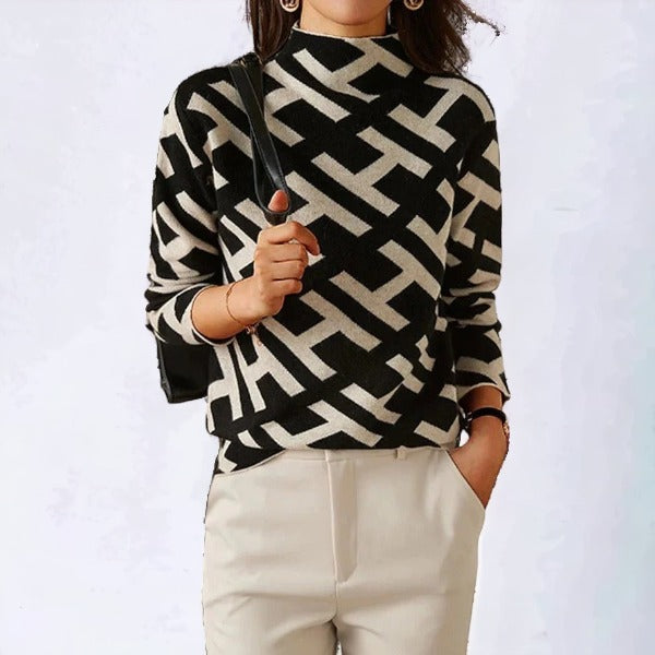 Lissie™ – Wunderschöner geometrischer Pullover