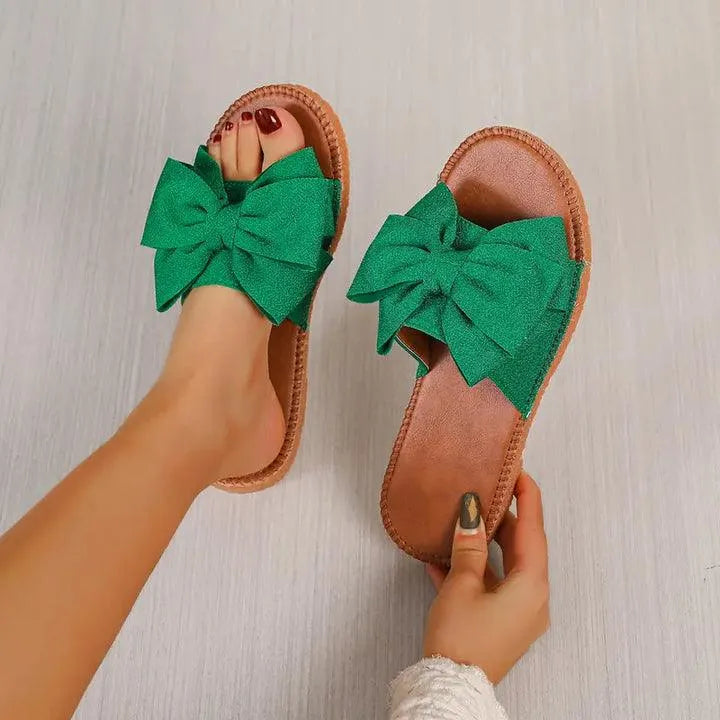 Valenzora | Komfortable schicke Ballerinas mit Schleife