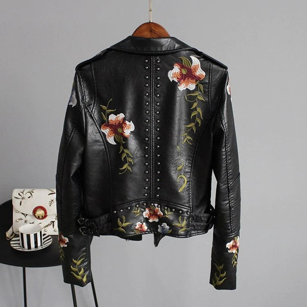 Valenzora | Women's jacket with floral pattern