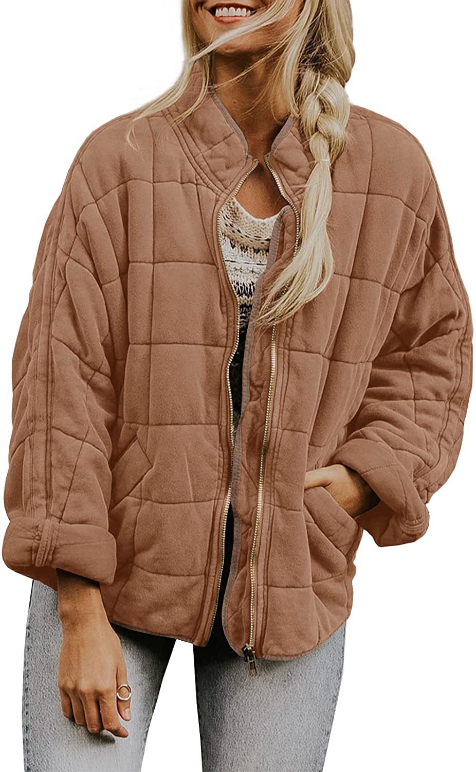 Valenzora | Lockere Jacke aus dicker Baumwolle