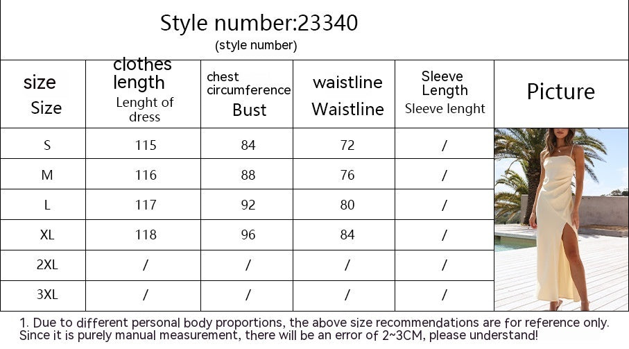 Valenzora | Summer Solid Color Split Dress for Women