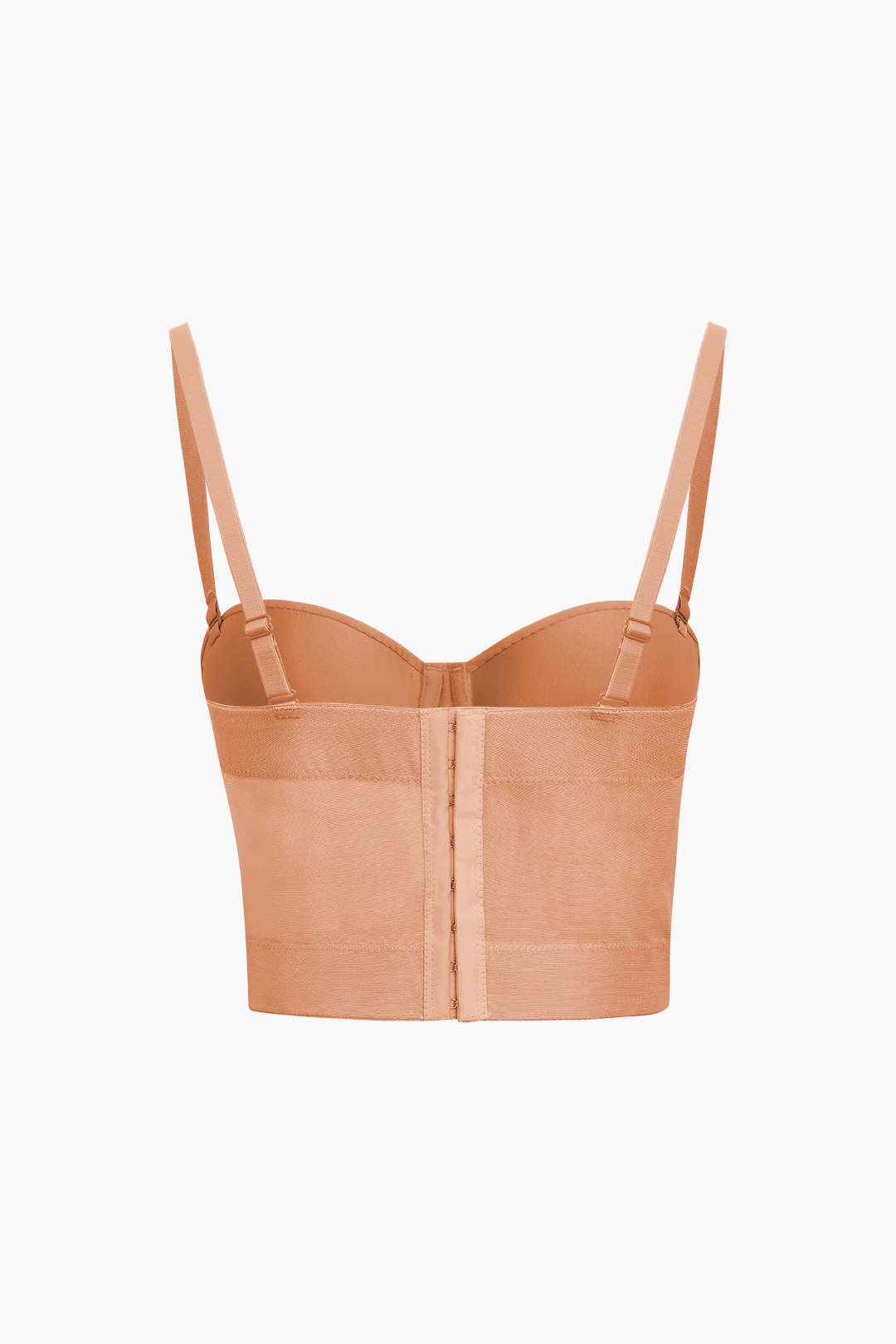 Valenzora | Figurbetontes Bustier-Top mit Bügelkörbchen und transparenter Mesh-Struktur