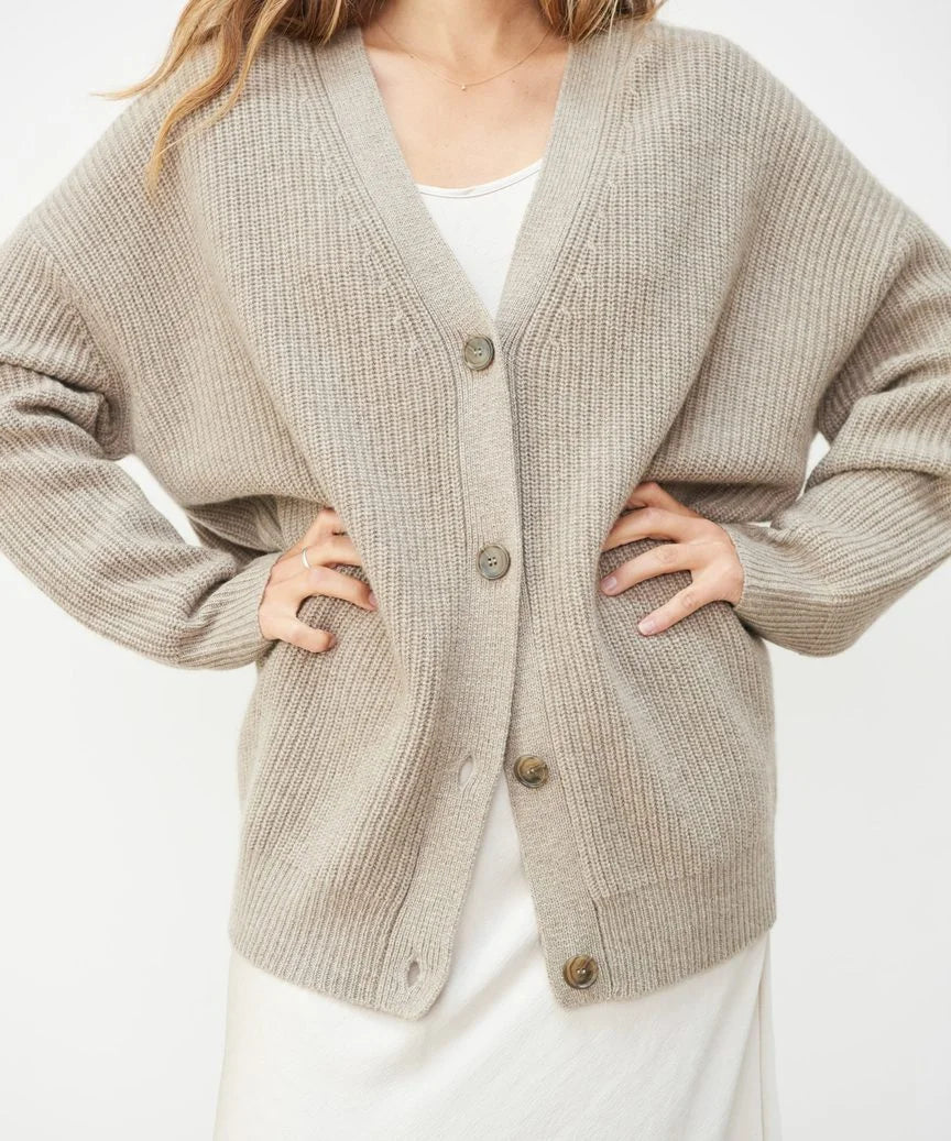 cashmere cardigan