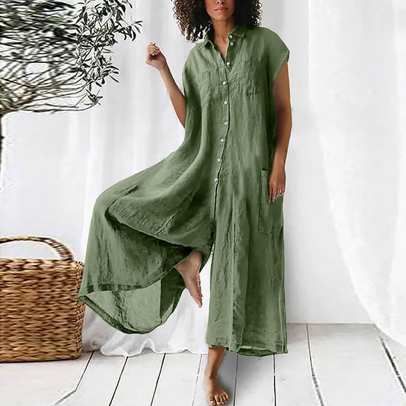 Valenzora | Super Stylish Linen Jumpsuit for Women