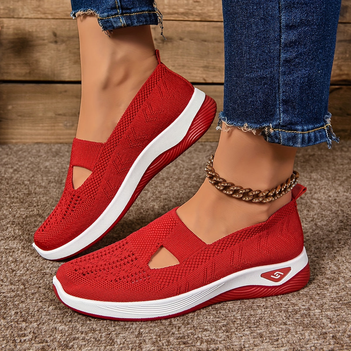Valenzora | Atmungsaktive orthopädische Slip-On-Sneaker für Damen