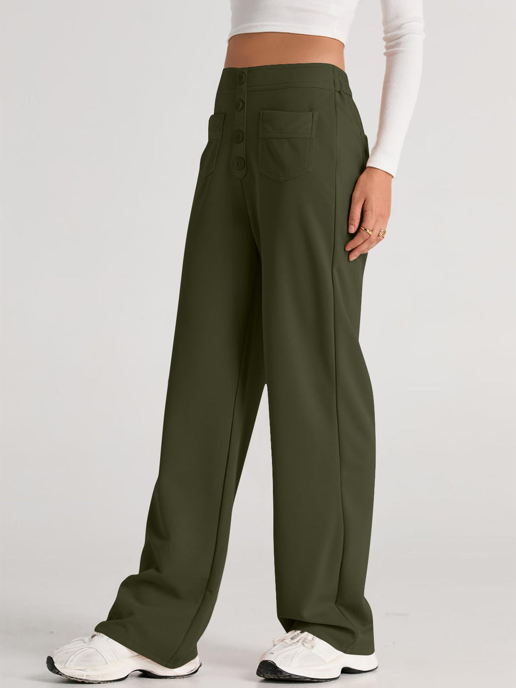 Valenzora | Weite Hose mit Taschen, elegant und bequem