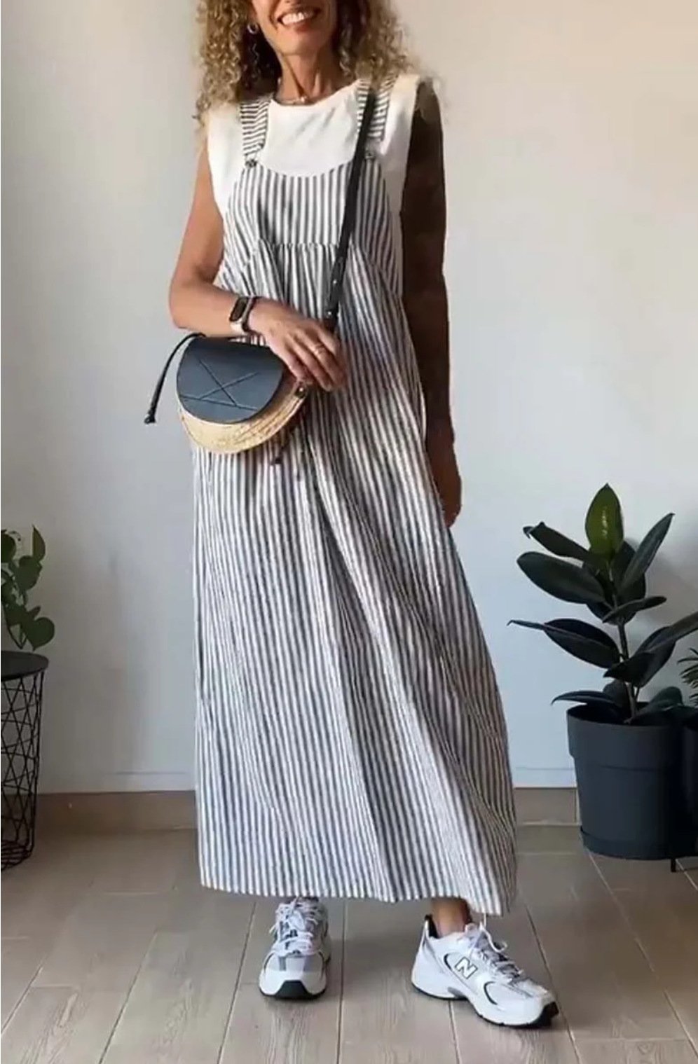 Alice™ | Lässiges Trägerkleid mit Streifen