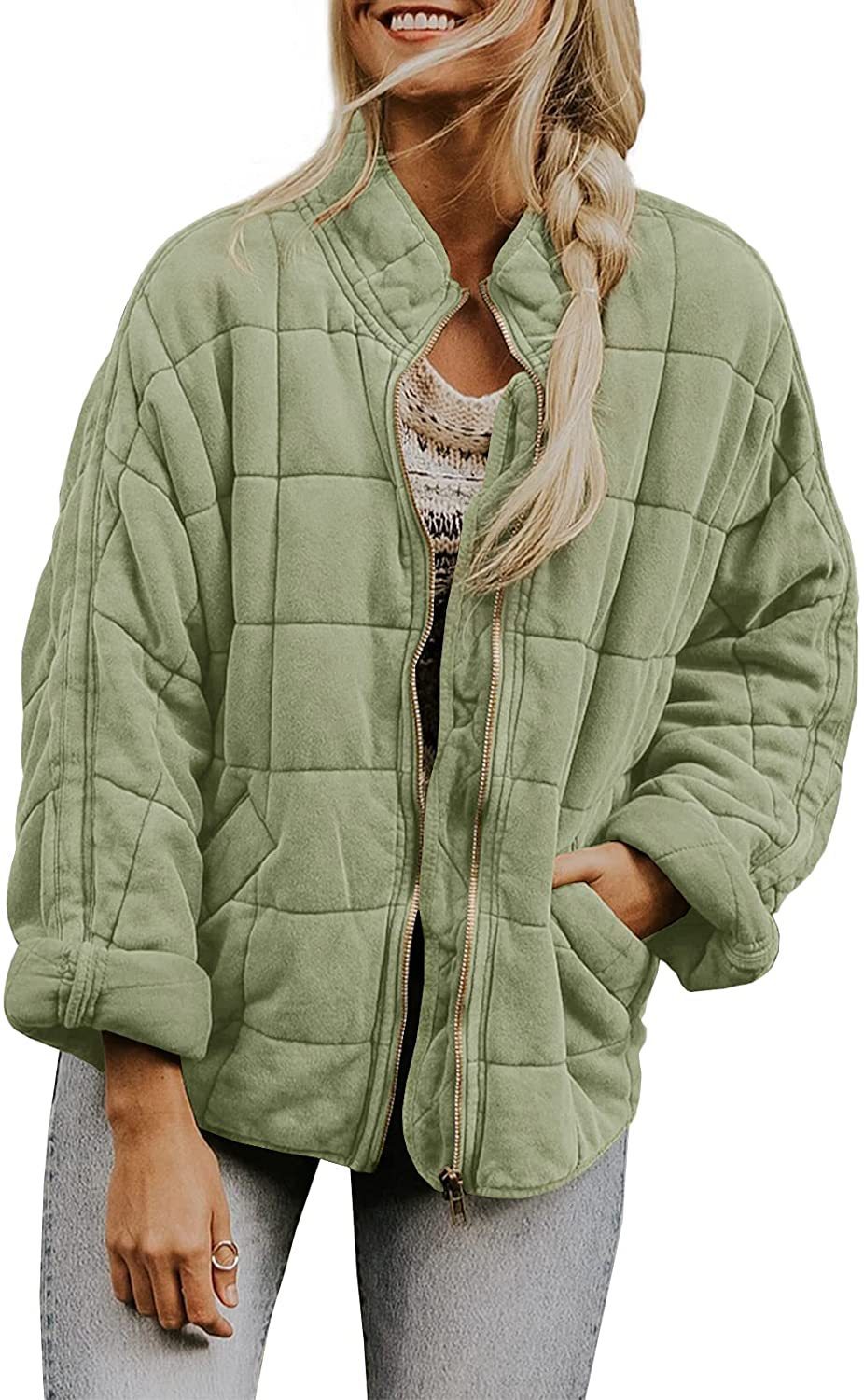 Valenzora | Lockere Jacke aus dicker Baumwolle