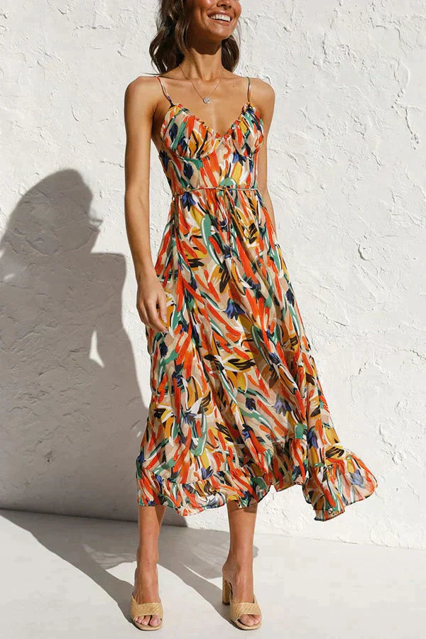 Valenzora - Farbenfrohes Cocktailkleid