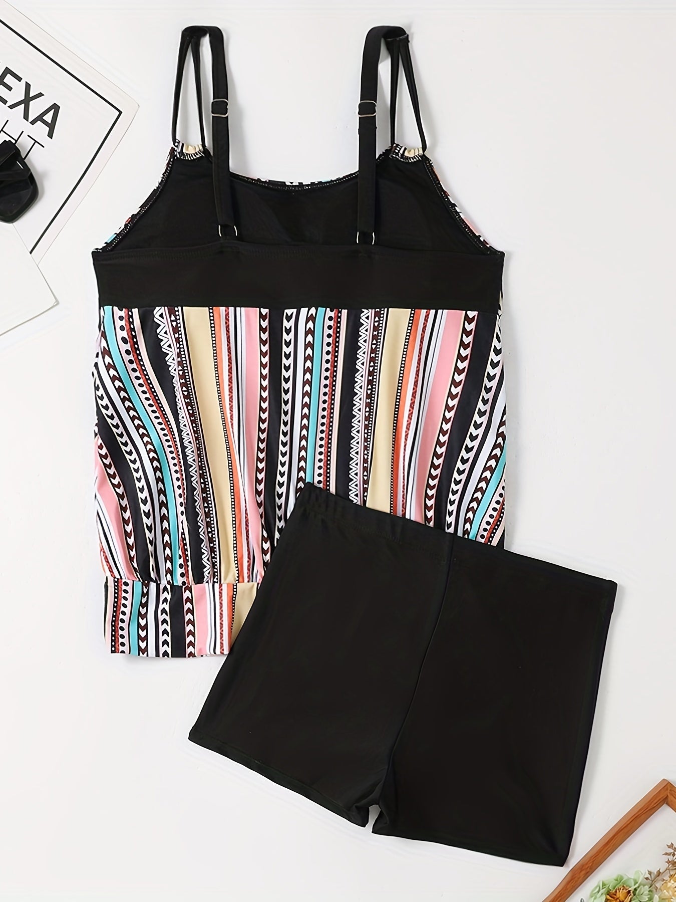 Valenzora | Tankini-Set mit Streifen und Punkten