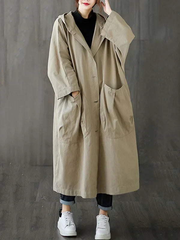 Valenzora | Long Waterproof Trench Coat