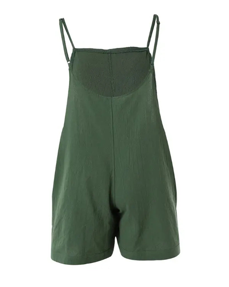 Valenzora | Casual-style jumpsuit with suspenders