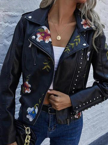 Valenzora | Leather Jacket - Everlasting Chic - Timeless elegance and style for women