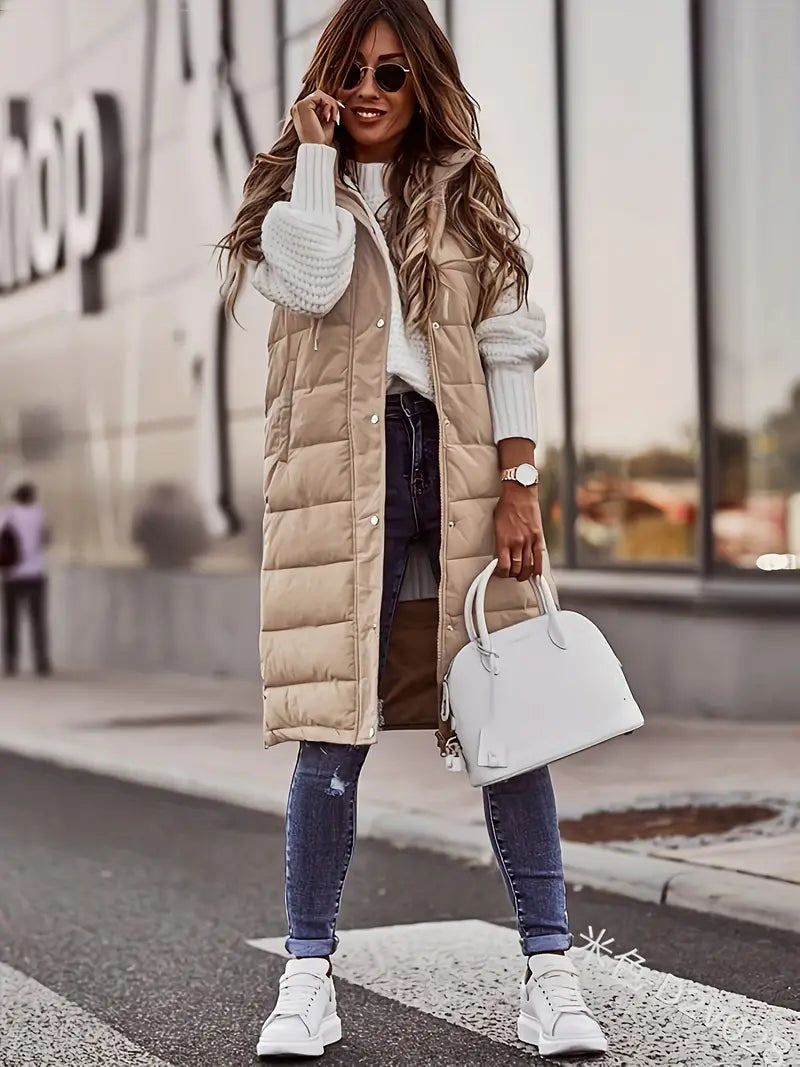 Valenzora | Long Bodywarmer Vest for Women