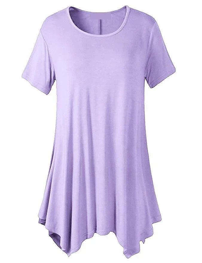 Valenzora | Summery loose fit T-shirt with short sleeves