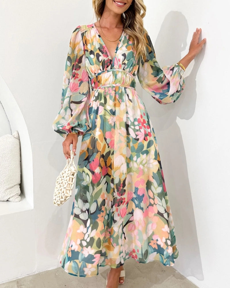 Valenzora | Elegant Floral Dress