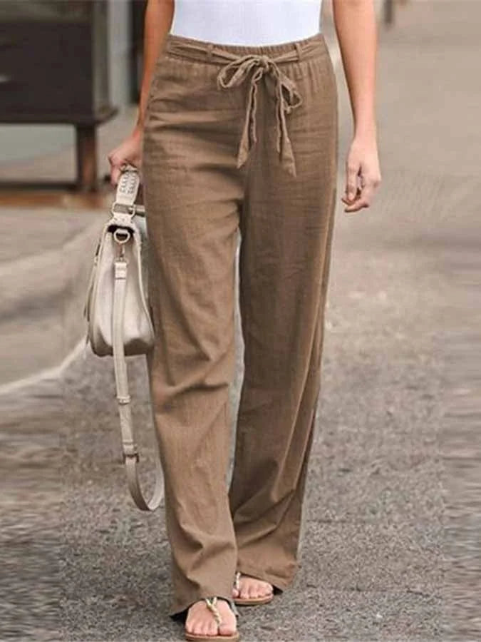 Valenzora | Lässige Leinenhose für Damen – stilvolle Leichtigkeit