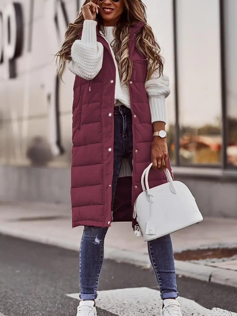 Valenzora | Long Bodywarmer Vest for Women