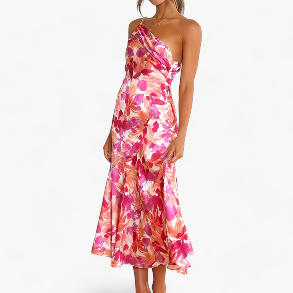 Printed dress - Elegant floral charm