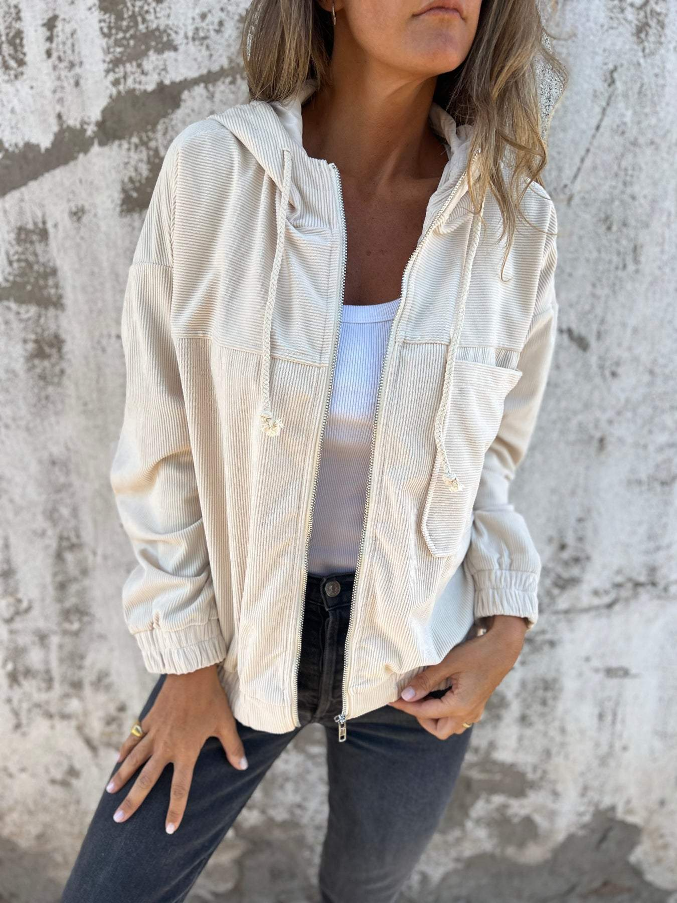 Valenzora | Hooded jacket with zipper