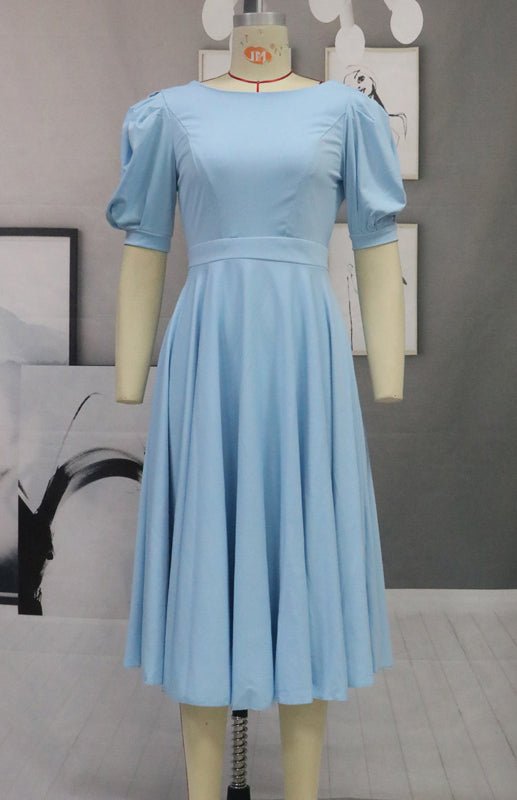 Valenzora | Mode Einfarbig Figurbetontes Sexy Maxikleid mit Großem Schwung