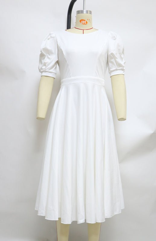Valenzora | Mode Einfarbig Figurbetontes Sexy Maxikleid mit Großem Schwung