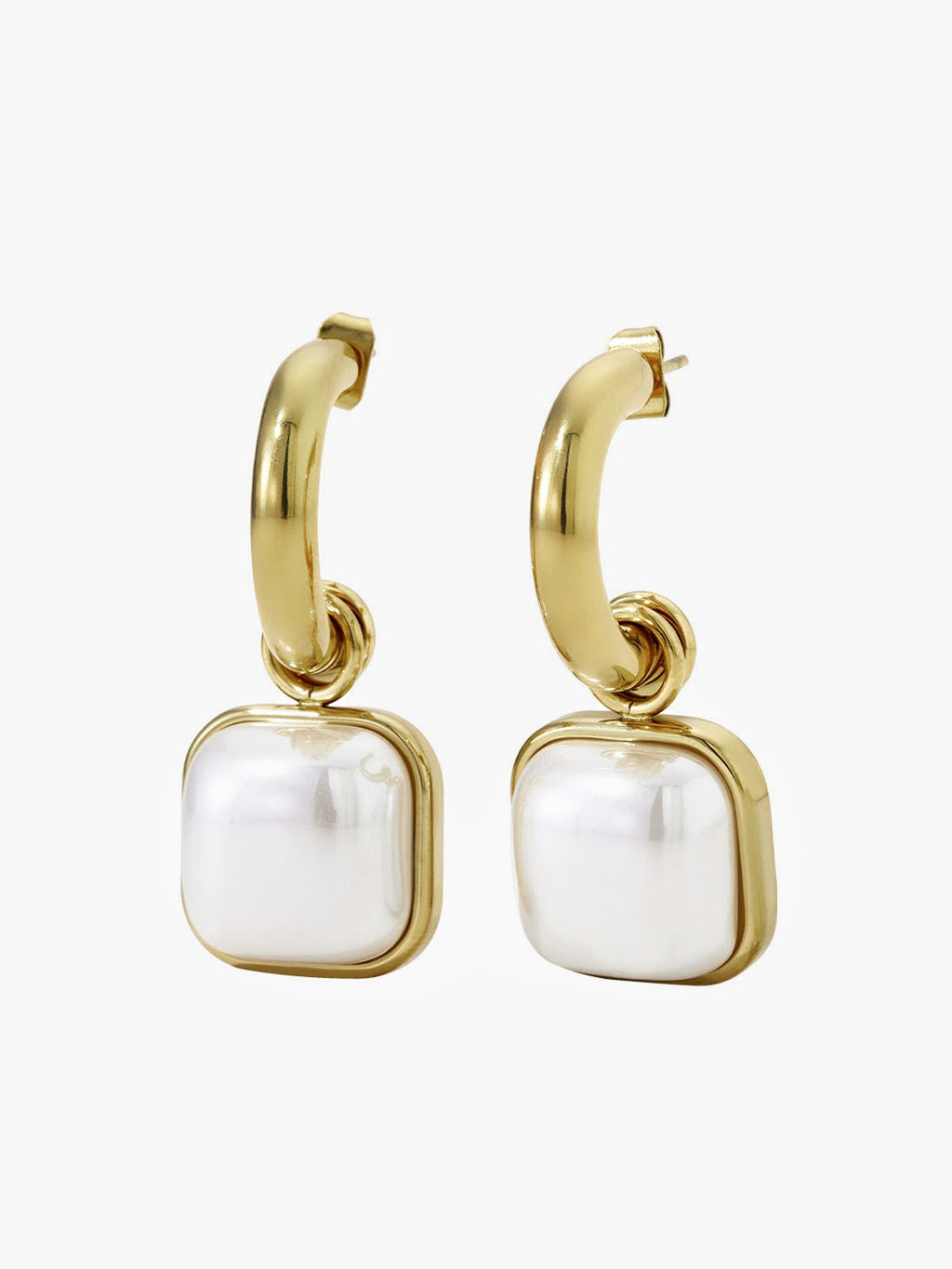 Valenzora | Pearl Square Earrings for Women