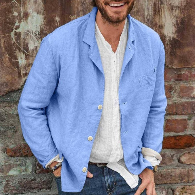 Valenzora | Casual cotton and linen jacket