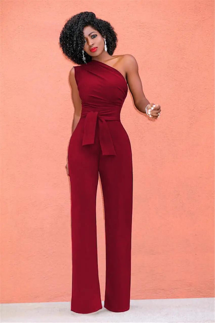 Valenzora | One-Shoulder Jumpsuit Elegant and Modern