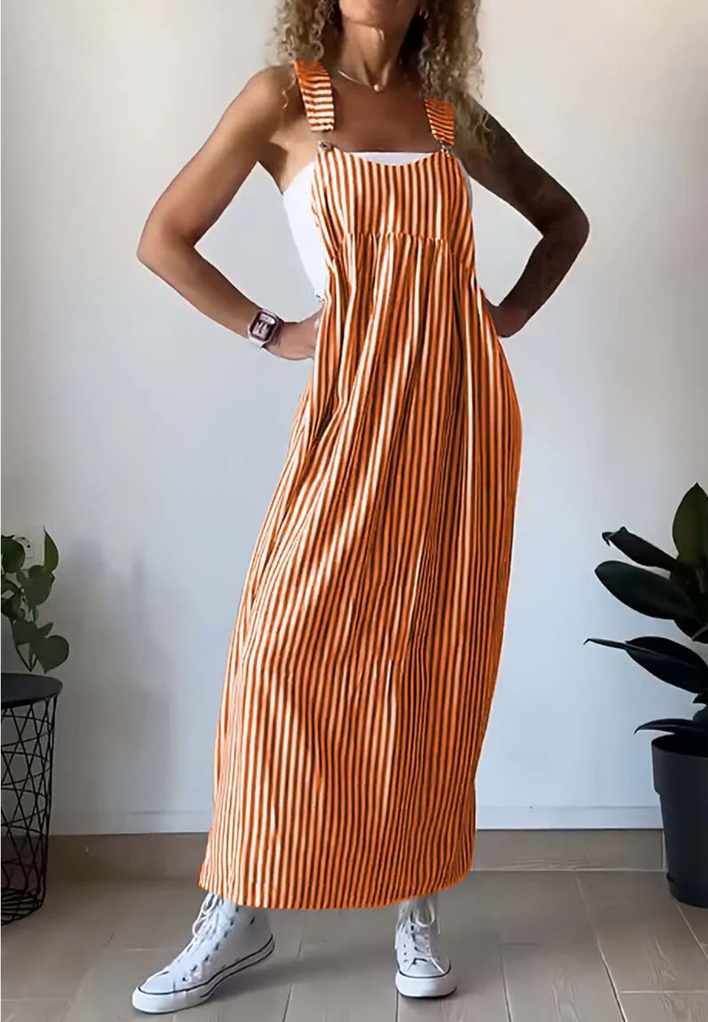 Alice™ | Lässiges Trägerkleid mit Streifen