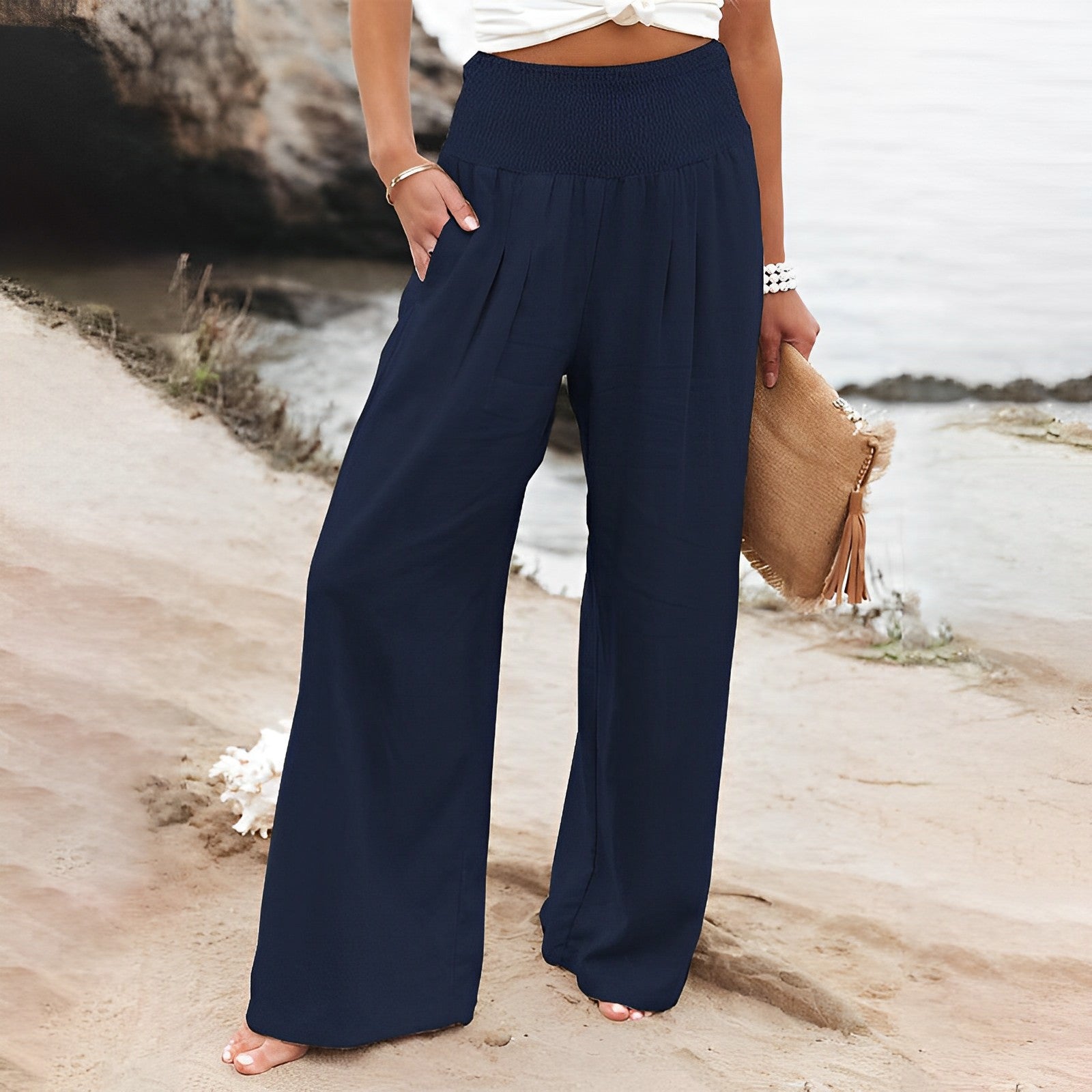 Valenzora | Luxurious wide-leg trousers for women