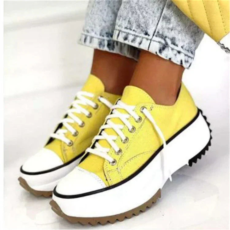 Comfortable platform sneakers for women