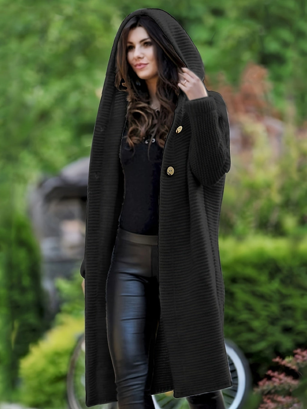 Valenzora Hooded Warmer Wool Knit Cardigan for Women | Perfect for Casual Days